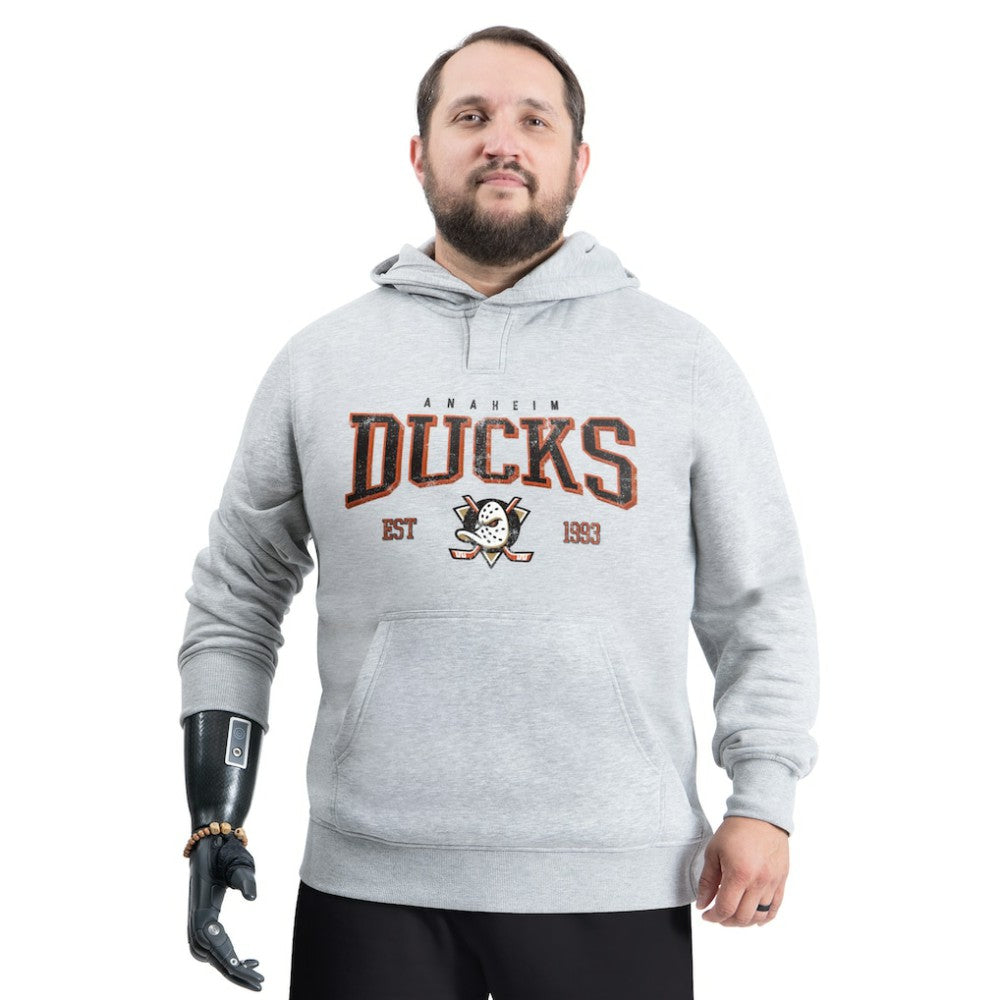 NHL Anaheim Ducks G-III Sports by Carl Banks Adaptive Classic Team Spirit Fleece Hoodie