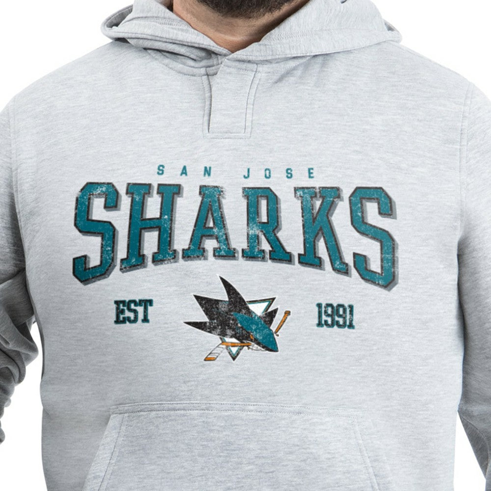NHL San Jose Sharks G-III Sports by Carl Banks Adaptive Classic Team Spirit Fleece Hoodie