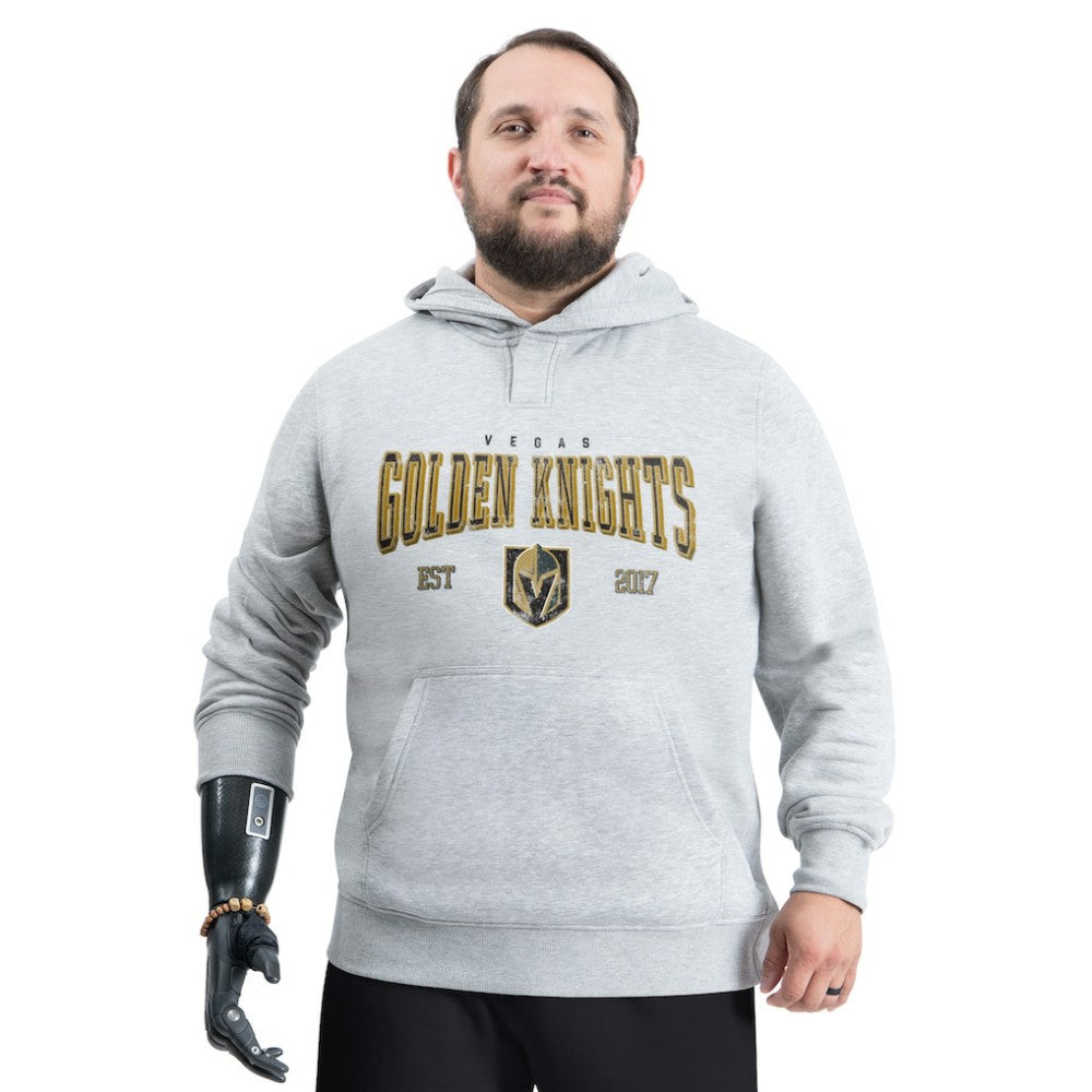 NHL Vegas Golden Knights G-III Sports by Carl Banks Adaptive Classic Team Spirit Fleece Hoodie