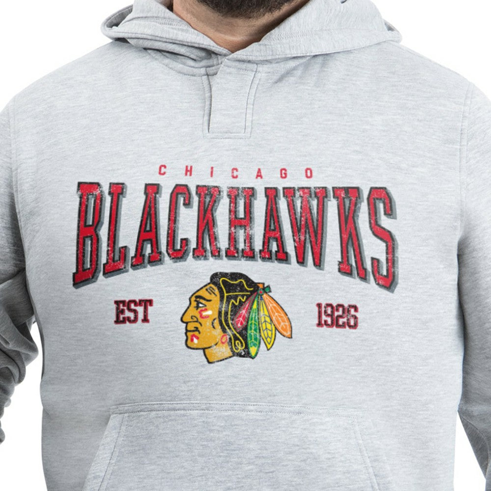 NHL Chicago Blackhawks G-III Sports by Carl Banks Adaptive Classic Team Spirit Fleece Hoodie