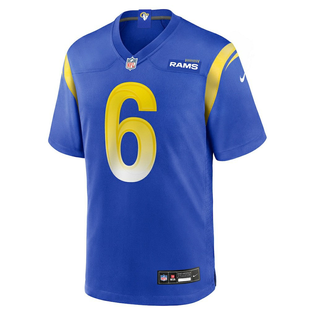 Nick Hampton  Team Game Jersey - Los Angeles Rams Jerseys