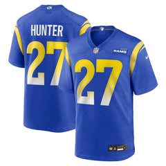 Jarquez Hunter  Team Game Jersey - Los Angeles Rams Jerseys