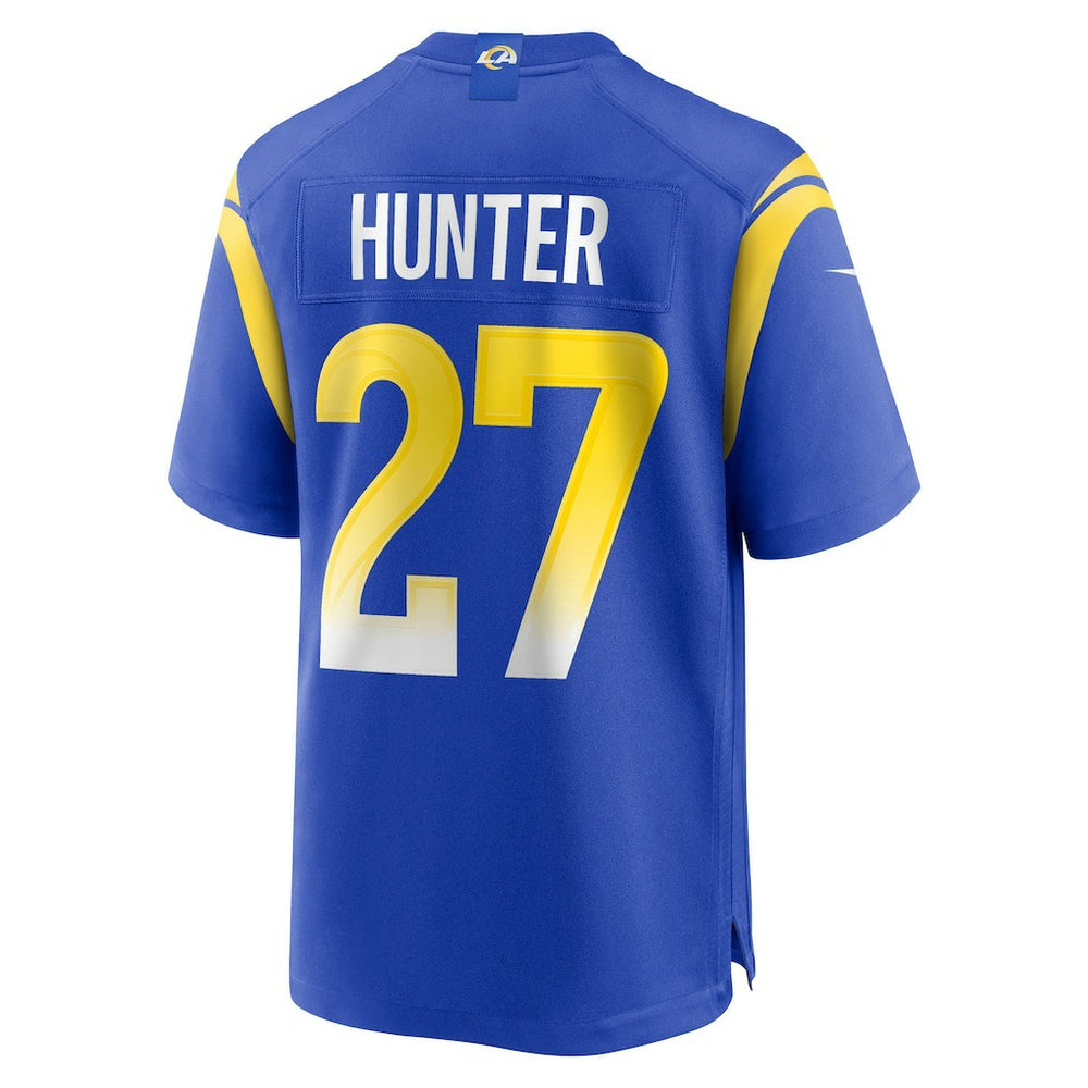Jarquez Hunter  Team Game Jersey - Los Angeles Rams Jerseys