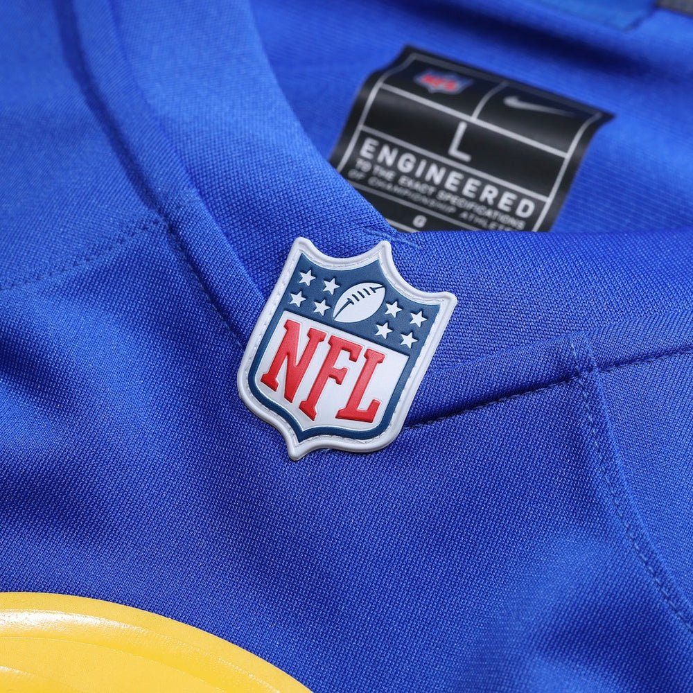 Jarquez Hunter  Team Game Jersey - Los Angeles Rams Jerseys