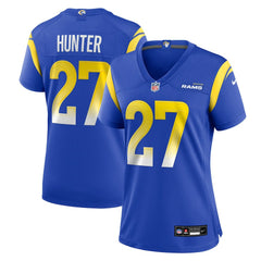 Jarquez Hunter  Women's Team Game Jersey - Los Angeles Rams Jerseys