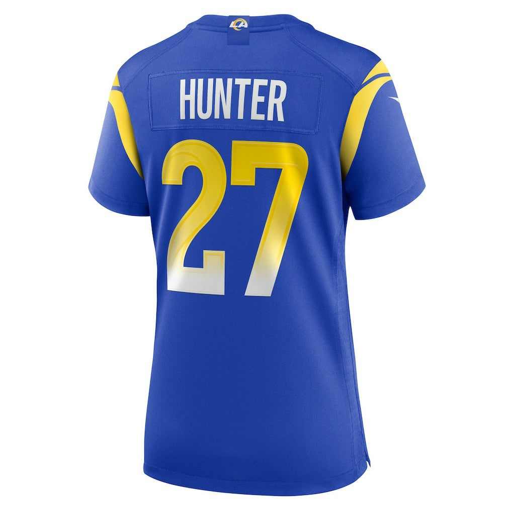 Jarquez Hunter  Women's Team Game Jersey - Los Angeles Rams Jerseys