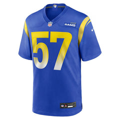 Ty Hamilton  Team Game Jersey - Los Angeles Rams Jerseys