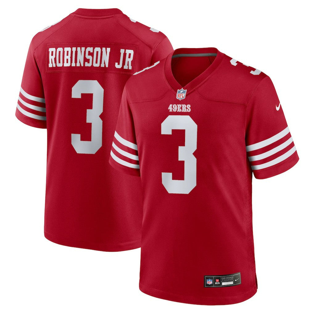 Brian Robinson Jr.  Team Game Jersey - San Francisco 49ers Jerseys