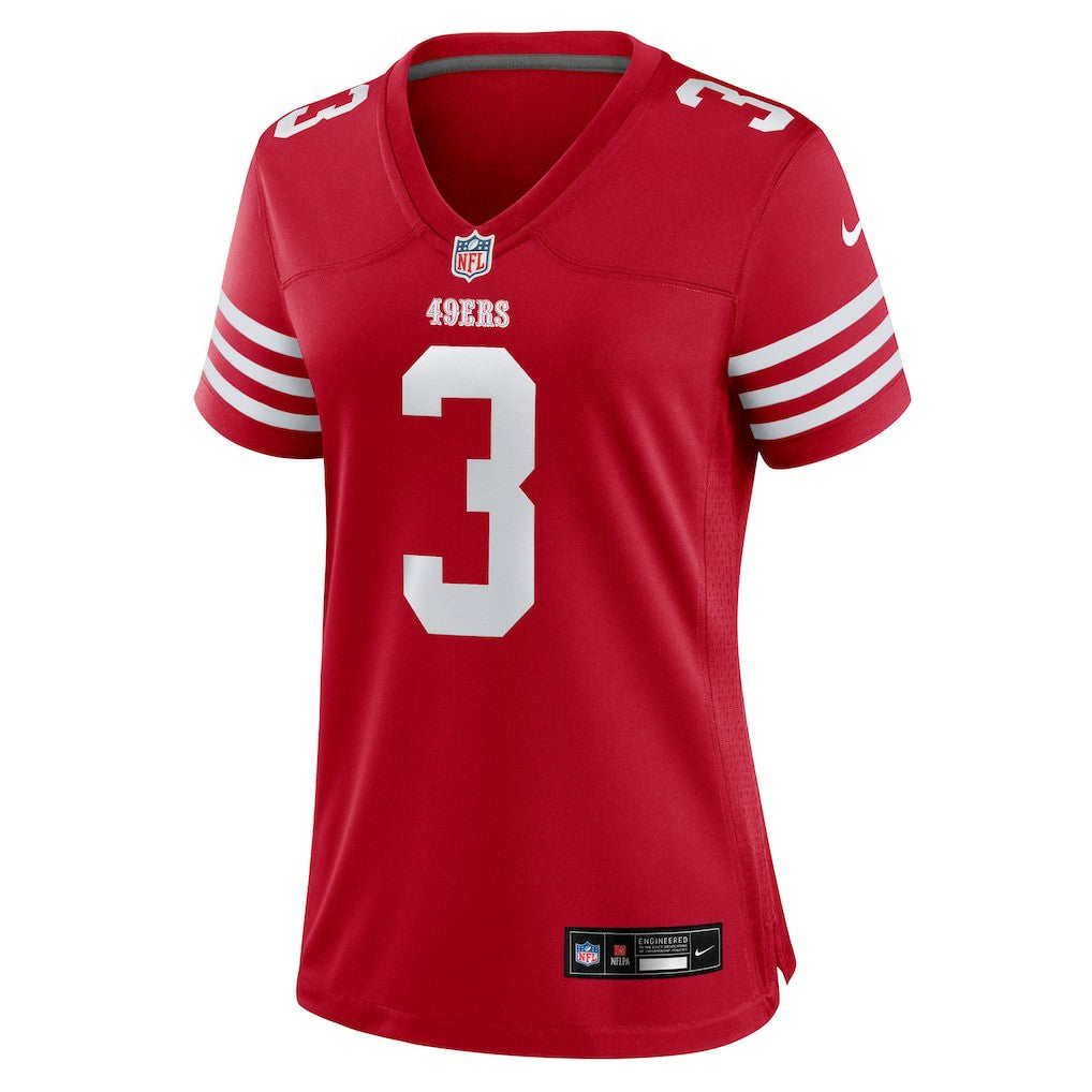 Brian Robinson Jr.  Women's Team Game Jersey - San Francisco 49ers Jerseys