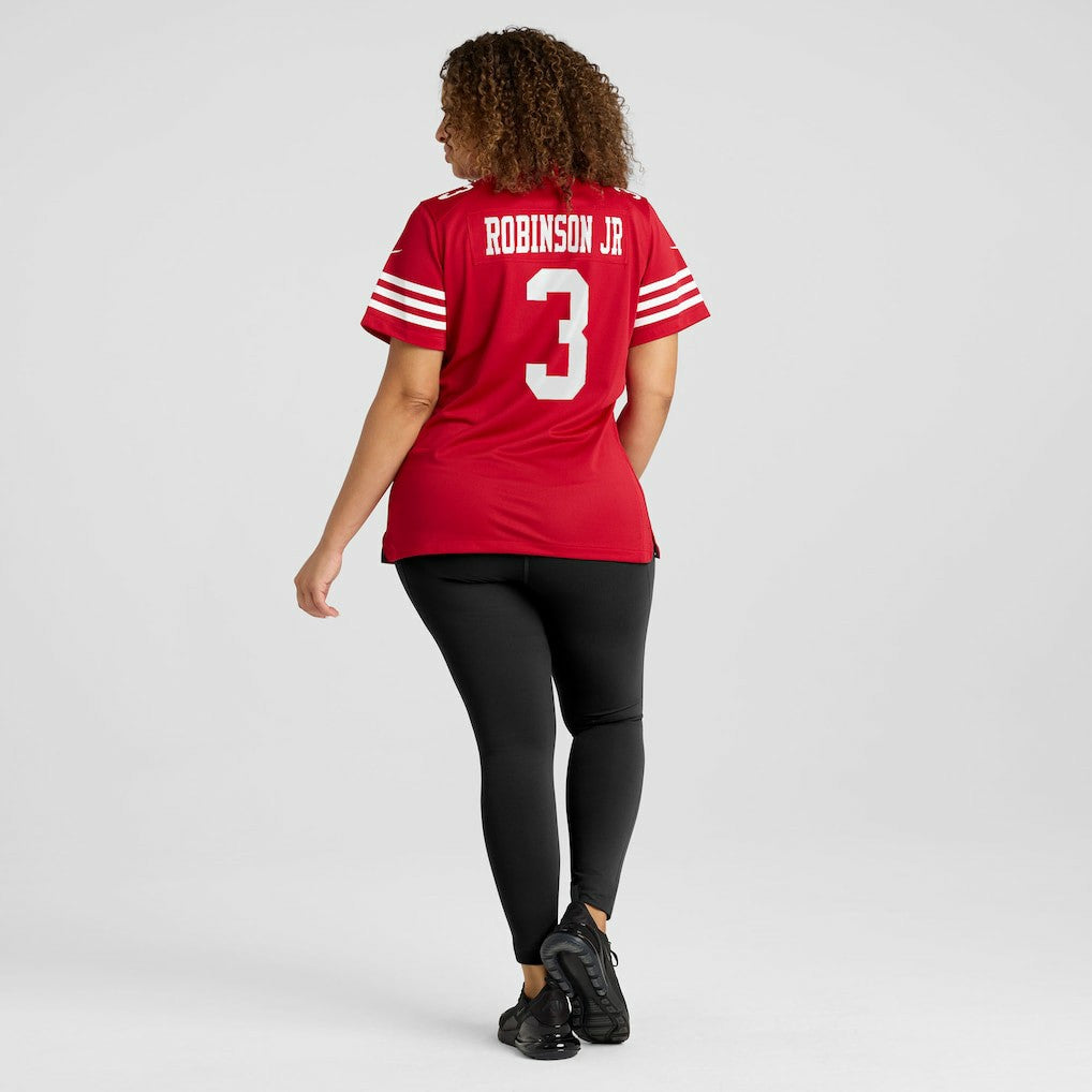 Brian Robinson Jr.  Women's Team Game Jersey - San Francisco 49ers Jerseys