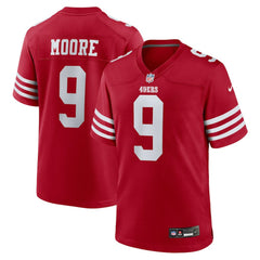 Skyy Moore  Team Game Jersey - San Francisco 49ers Jerseys