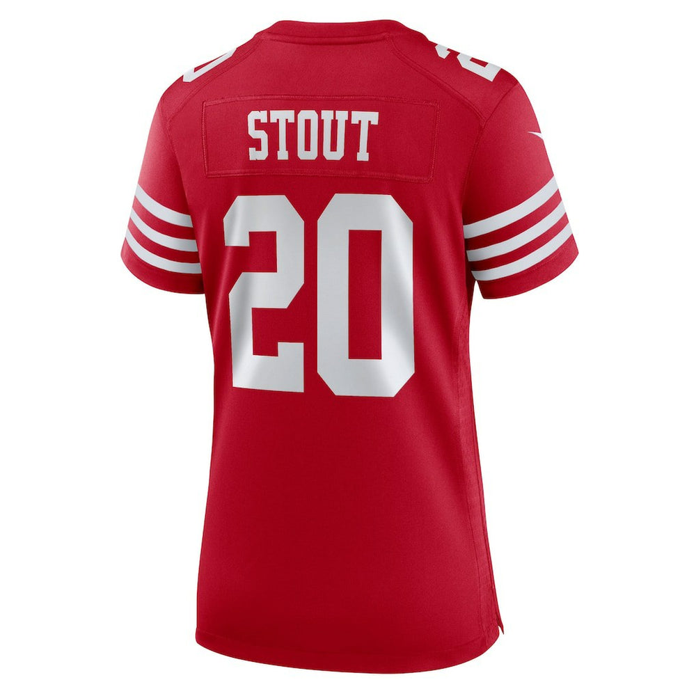 Upton Stout  Women's Team Game Jersey - San Francisco 49ers Jerseys
