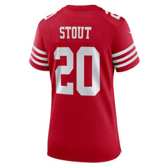 Upton Stout  Women's Team Game Jersey - San Francisco 49ers Jerseys