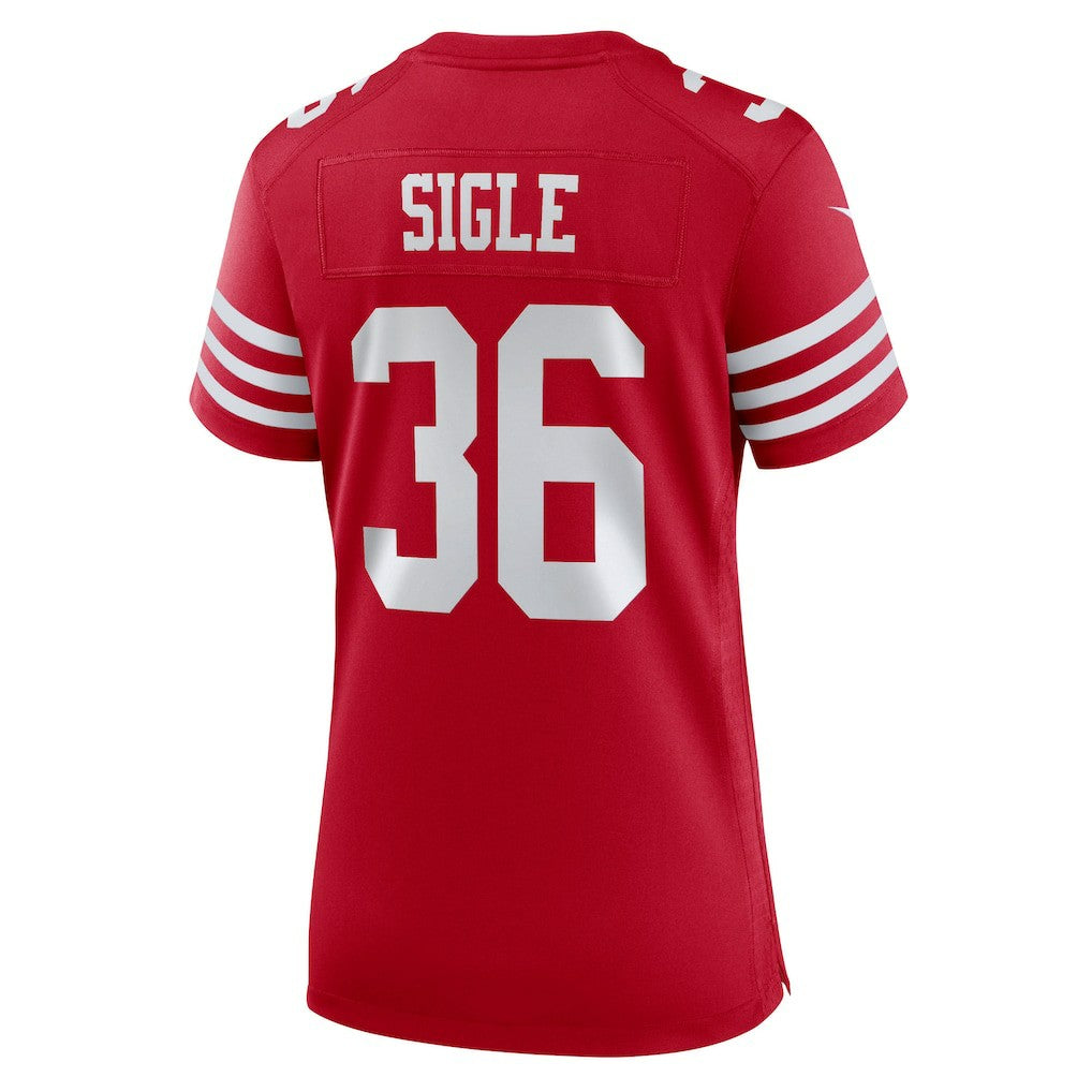 Marques Sigle  Women's Team Game Jersey - San Francisco 49ers Jerseys