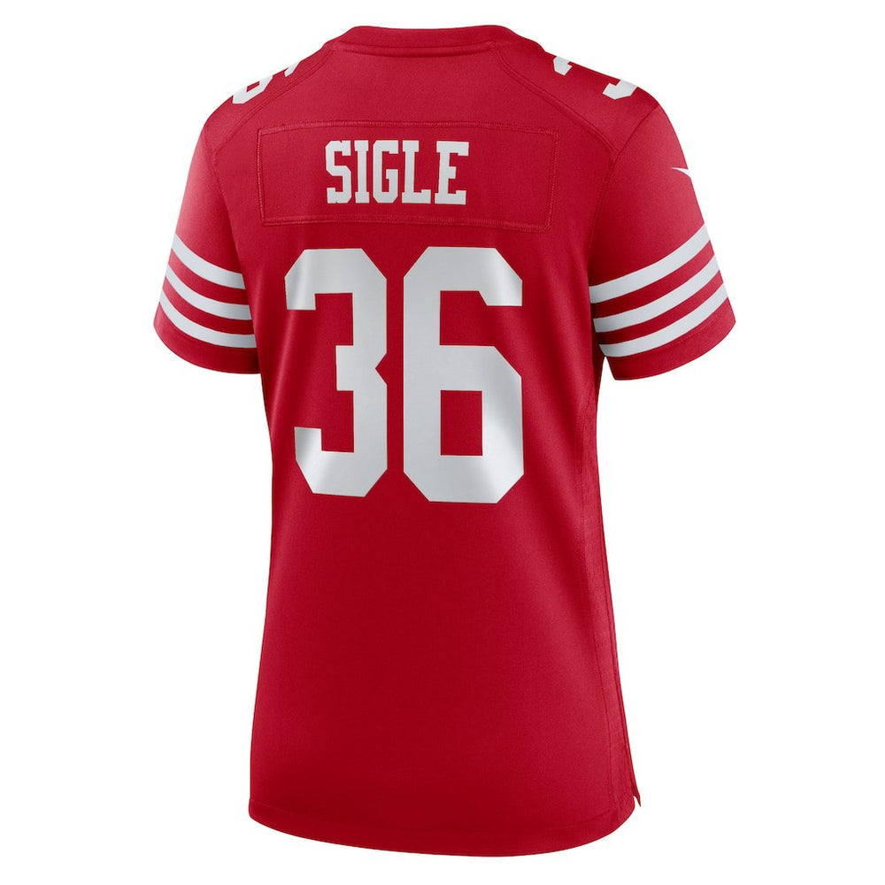 Marques Sigle  Women's Team Game Jersey - San Francisco 49ers Jerseys