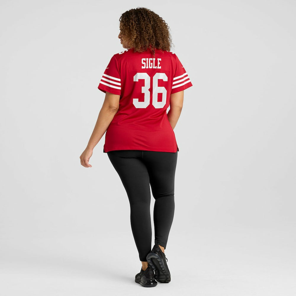 Marques Sigle  Women's Team Game Jersey - San Francisco 49ers Jerseys