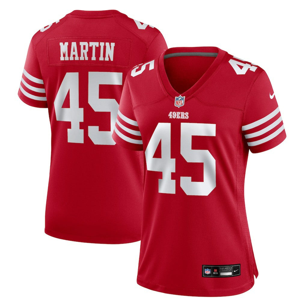 Nick Martin  Women's Team Game Jersey - San Francisco 49ers Jerseys