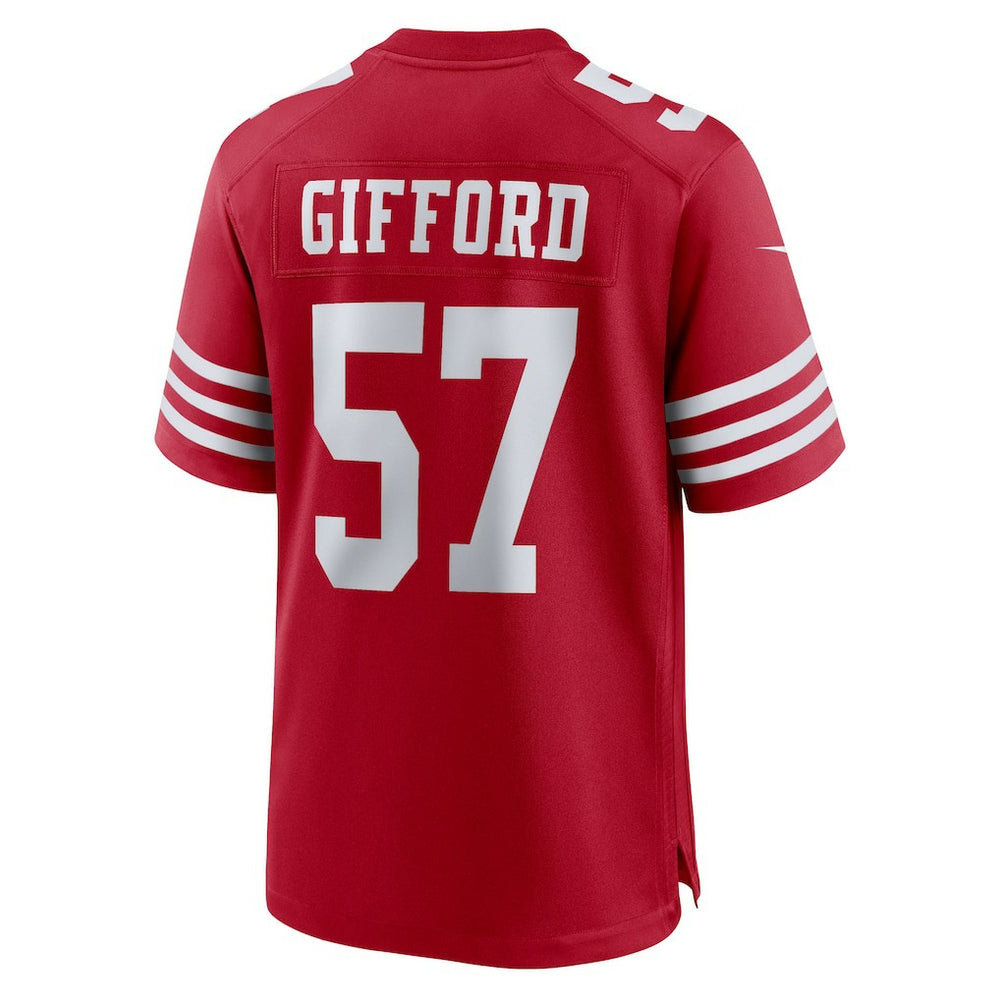 Luke Gifford  Team Game Jersey - San Francisco 49ers Jerseys