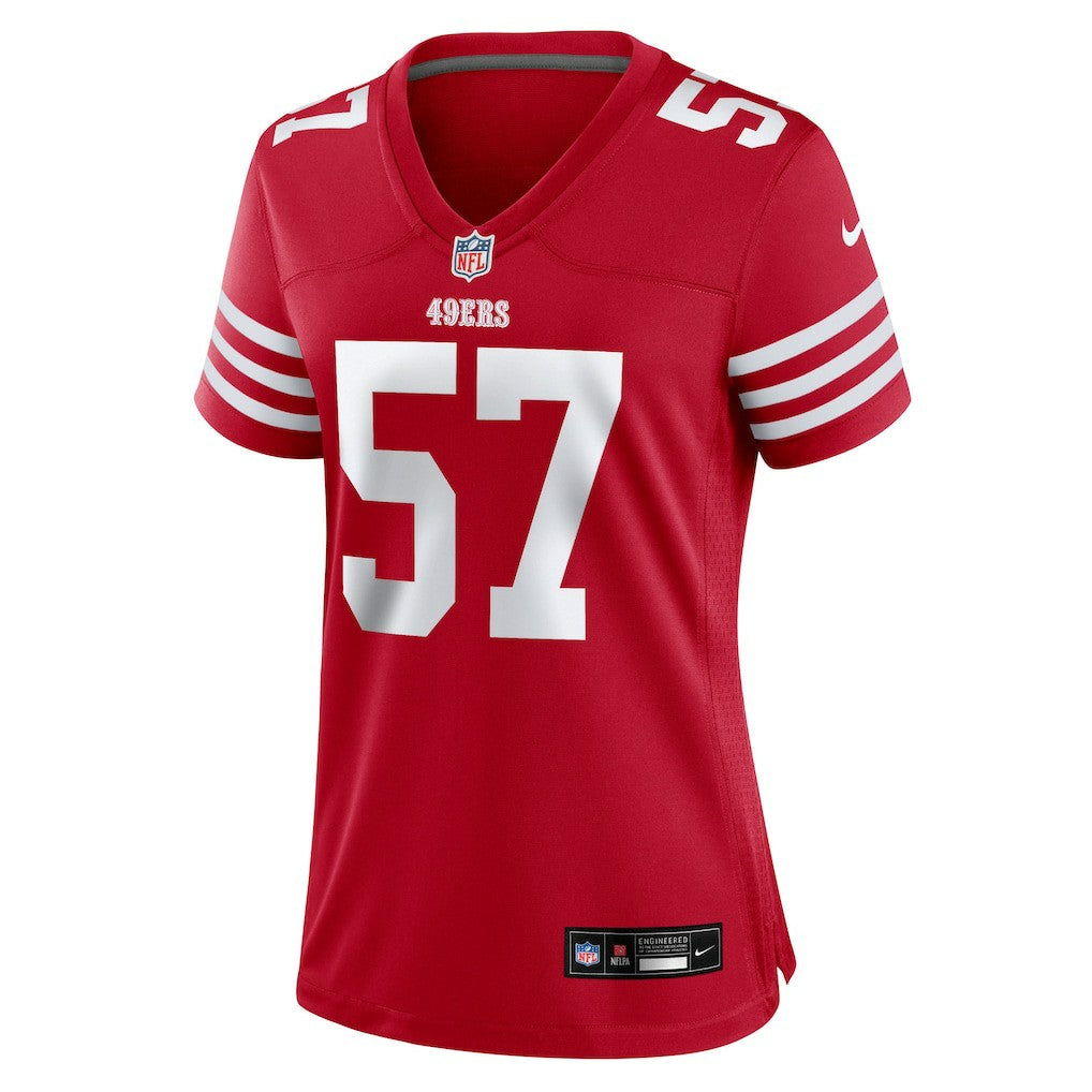 Luke Gifford  Women's Team Game Jersey - San Francisco 49ers Jerseys