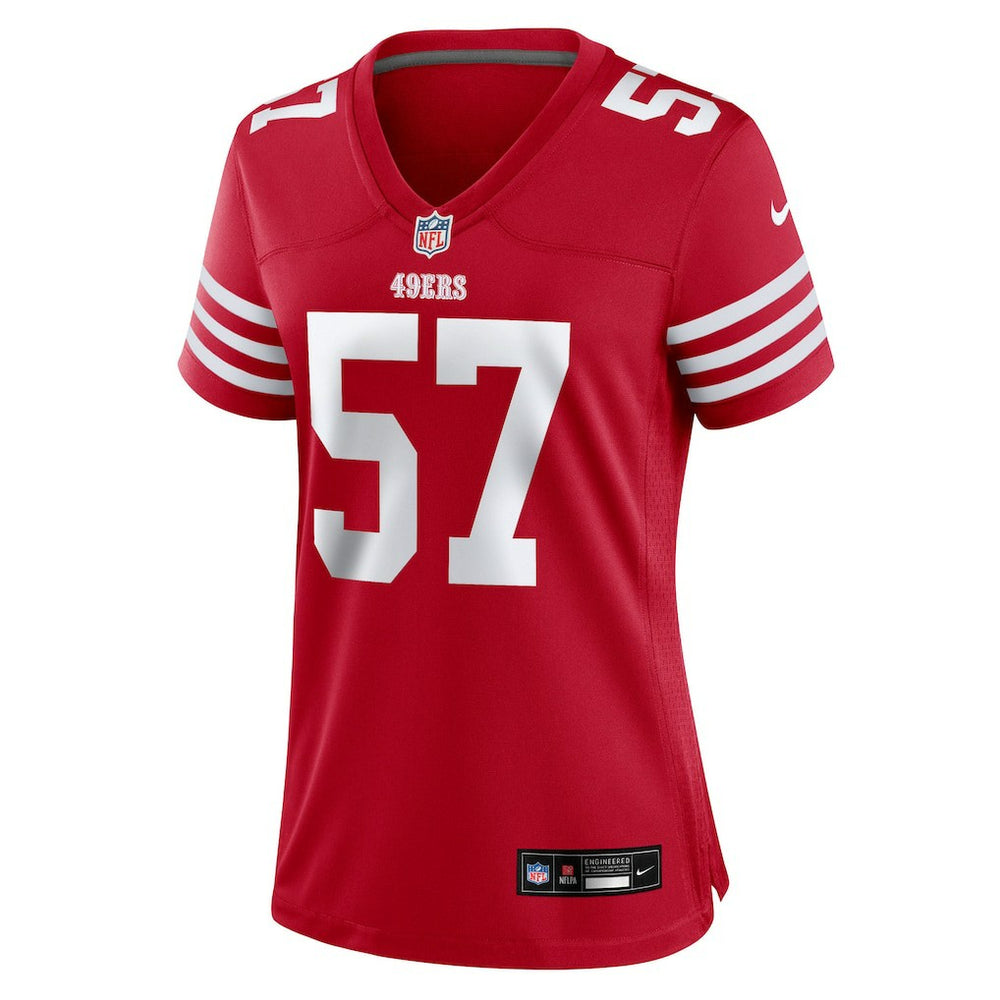 Luke Gifford  Women's Team Game Jersey - San Francisco 49ers Jerseys