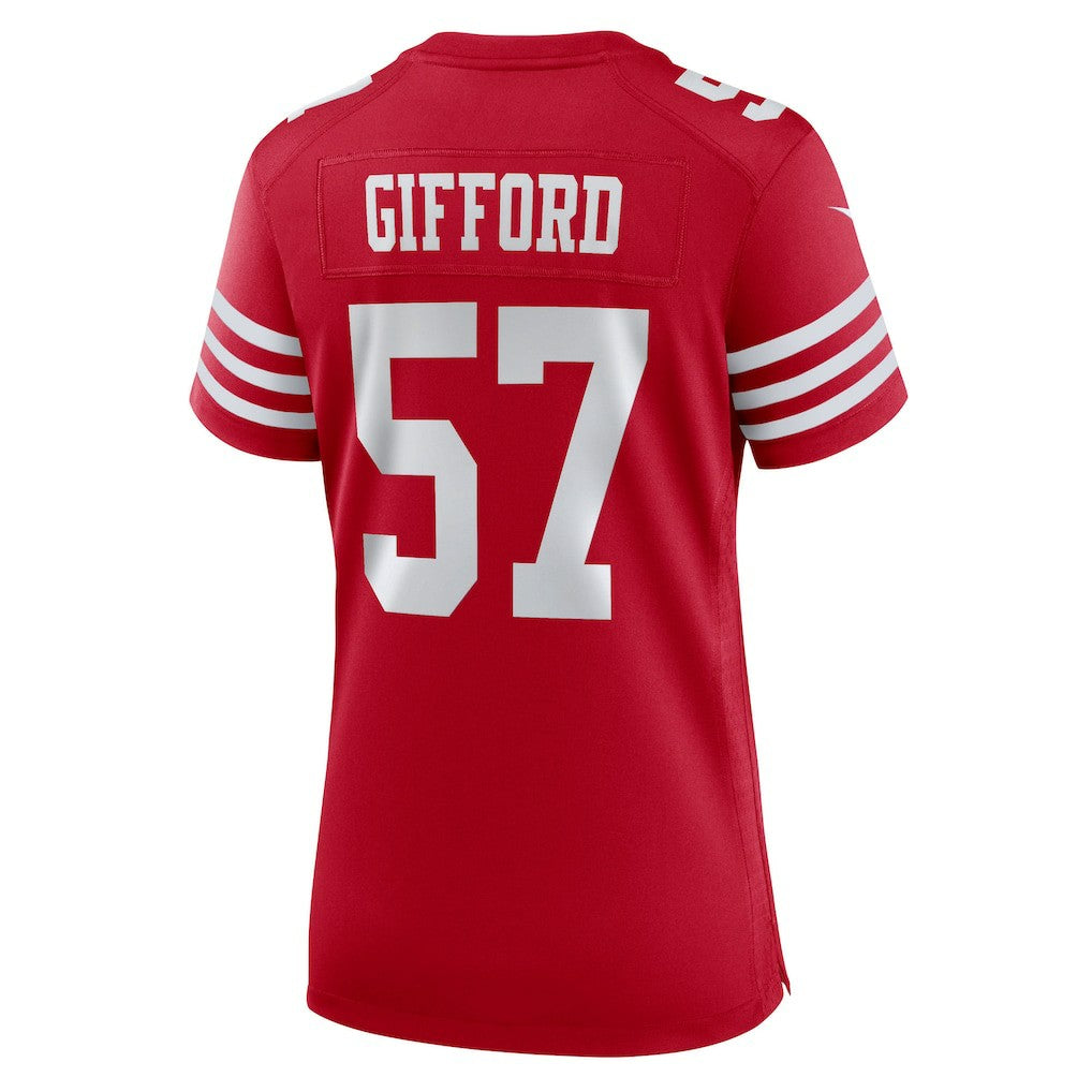 Luke Gifford  Women's Team Game Jersey - San Francisco 49ers Jerseys