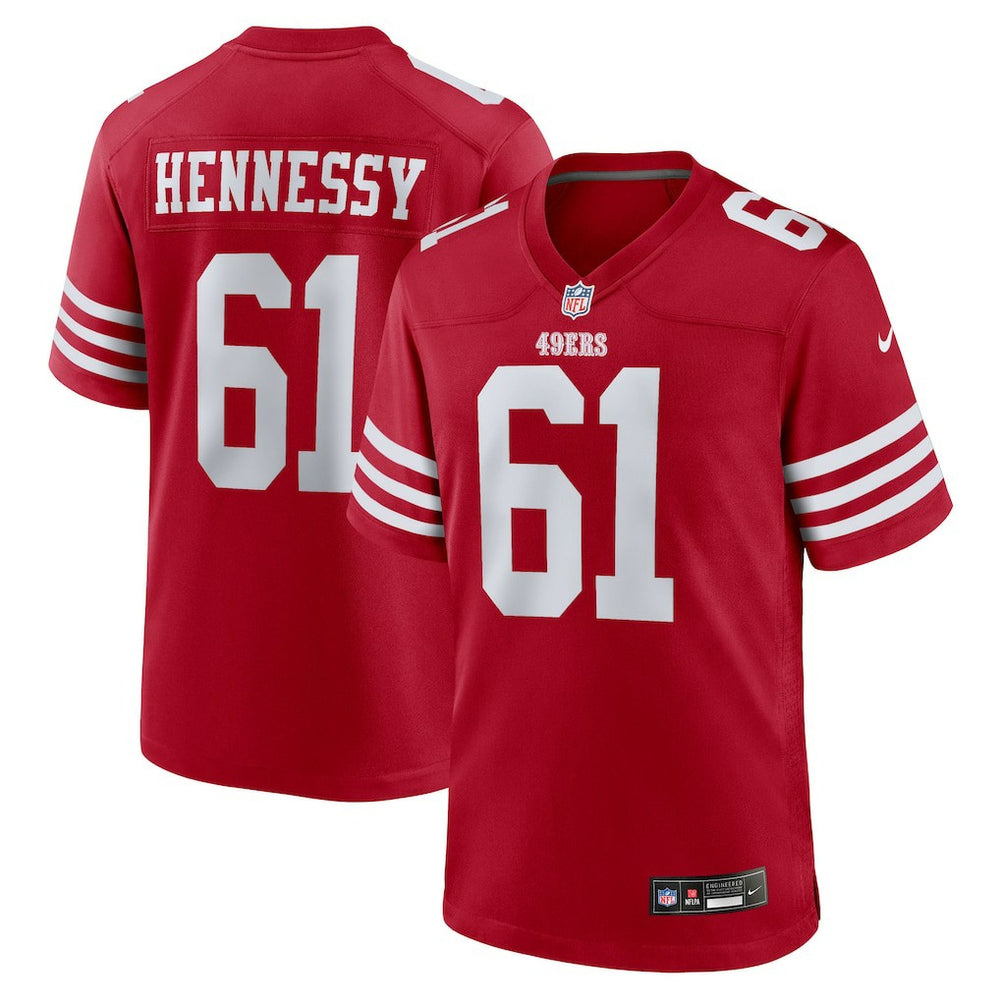 Matt Hennessy  Team Game Jersey - San Francisco 49ers Jerseys