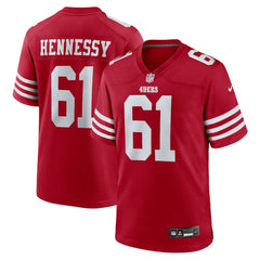 Matt Hennessy  Team Game Jersey - San Francisco 49ers Jerseys