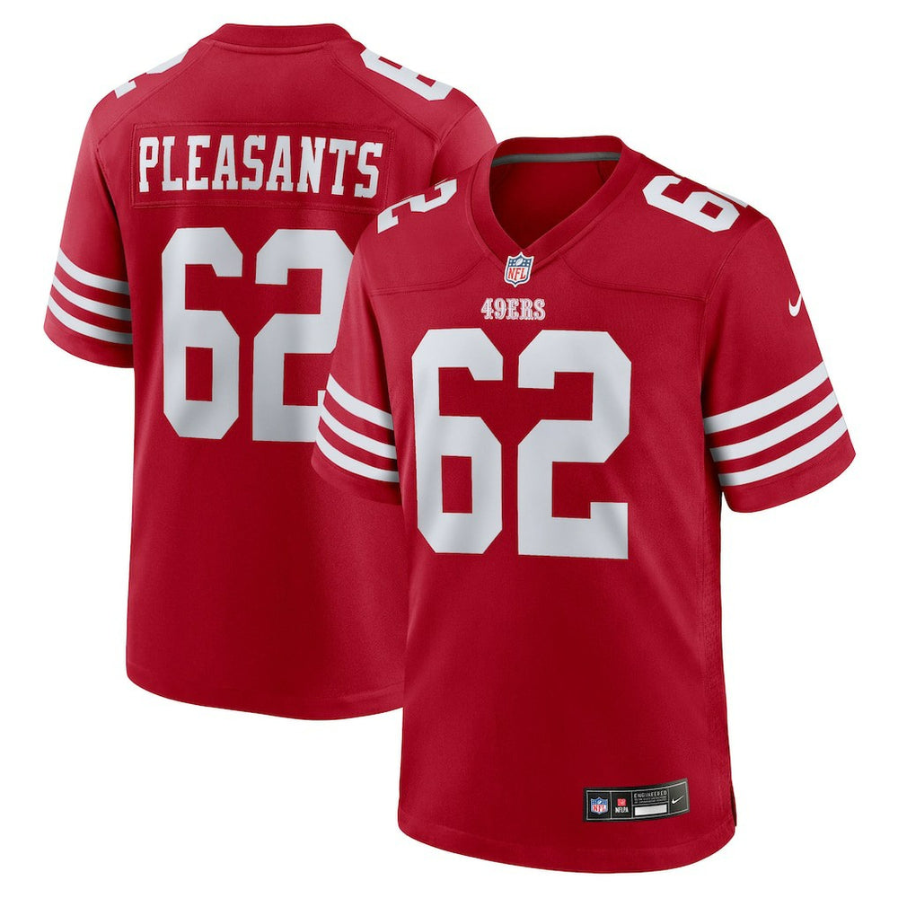 Austen Pleasants  Team Game Jersey - San Francisco 49ers Jerseys