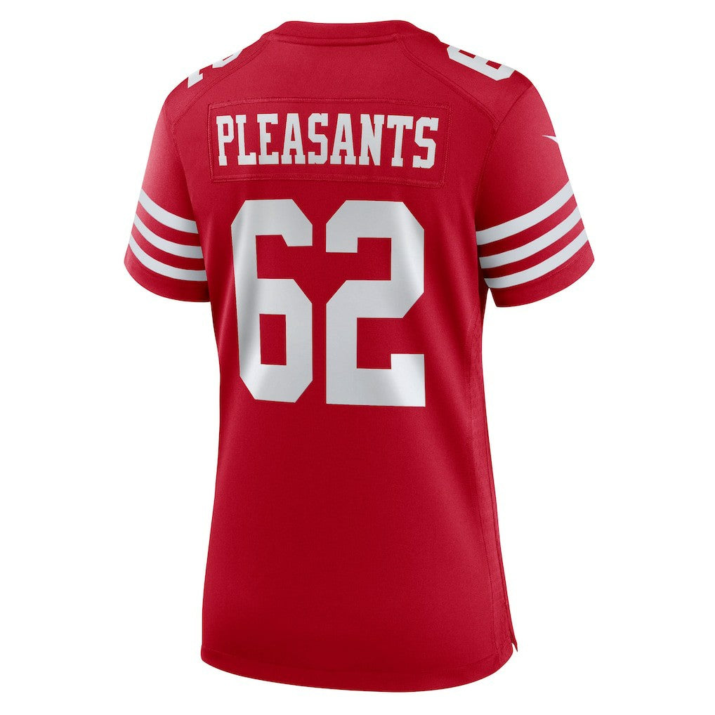 Austen Pleasants  Women's Team Game Jersey - San Francisco 49ers Jerseys