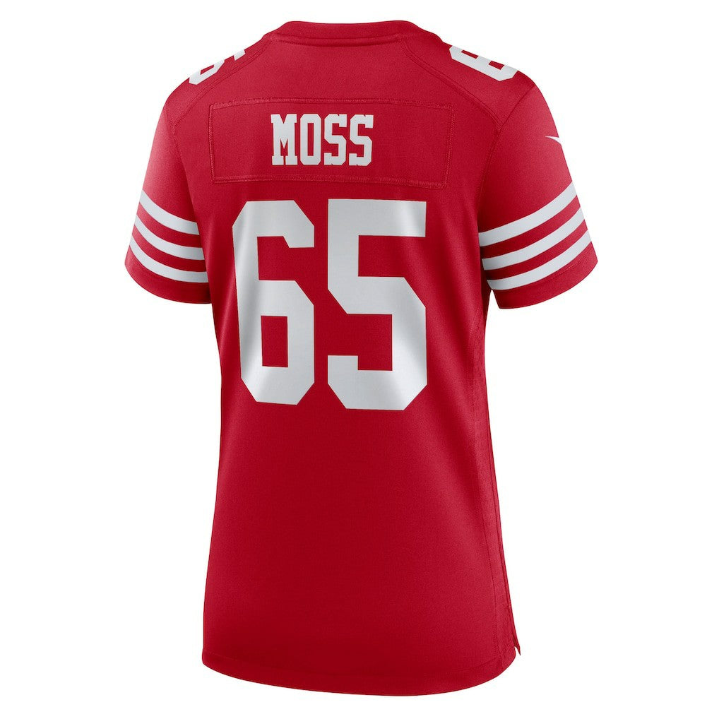 Drew Moss  Women's Team Game Jersey - San Francisco 49ers Jerseys