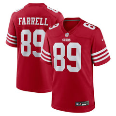 Luke Farrell  Team Game Jersey - San Francisco 49ers Jerseys