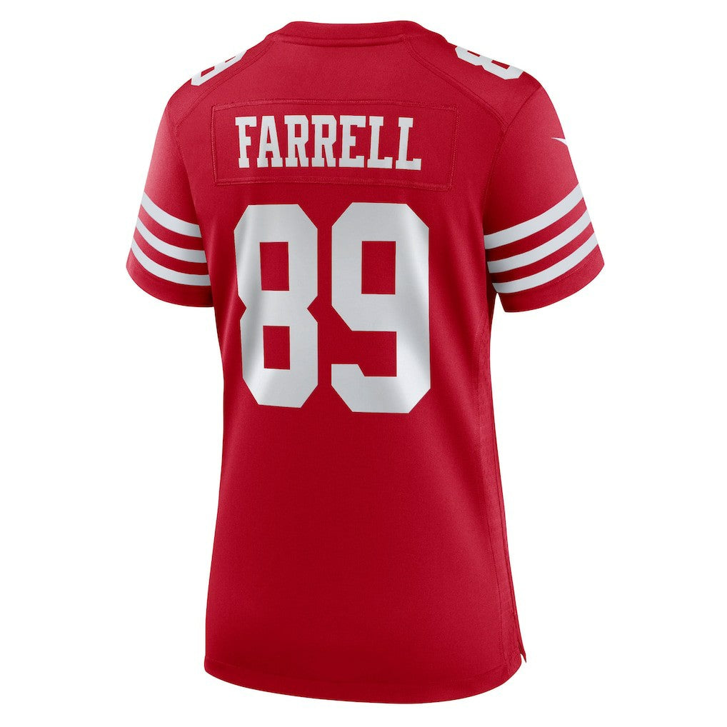 Luke Farrell  Women's Team Game Jersey - San Francisco 49ers Jerseys