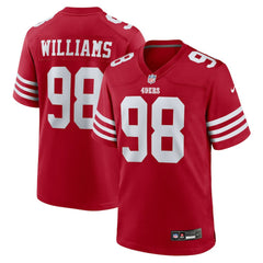 Mykel Williams  Team Game Jersey - San Francisco 49ers Jerseys