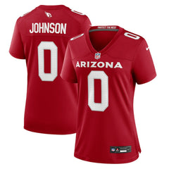 Will Johnson  Women's Team Game Jersey - Arizona Cardinals Jerseys