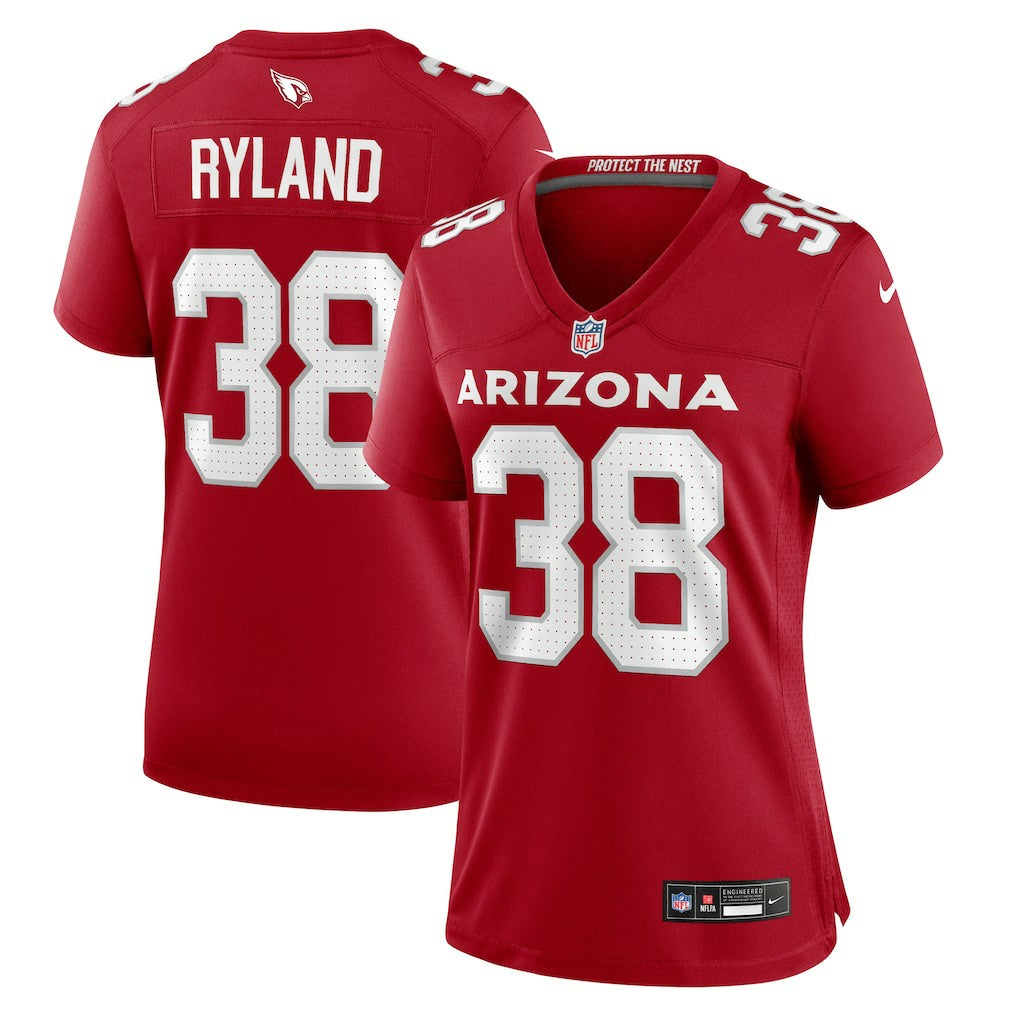 Chad Ryland  Women's Team Game Jersey - Arizona Cardinals Jerseys
