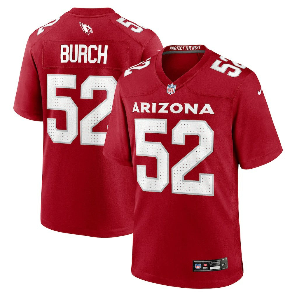 Jordan Burch  Team Game Jersey - Arizona Cardinals Jerseys