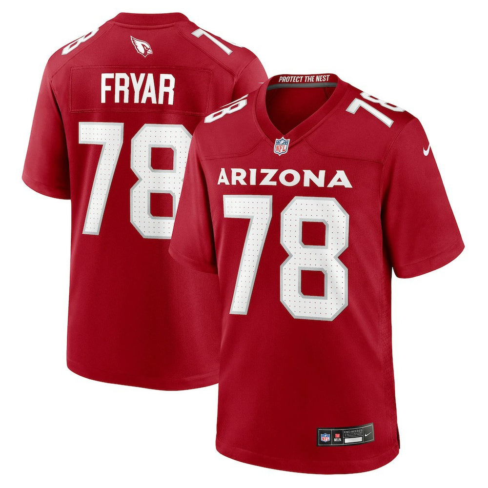 Josh Fryar  Team Game Jersey - Arizona Cardinals Jerseys