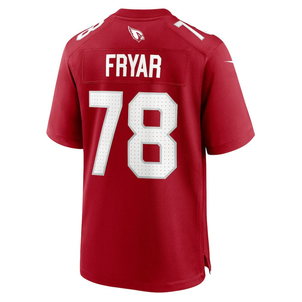 Josh Fryar  Team Game Jersey - Arizona Cardinals Jerseys