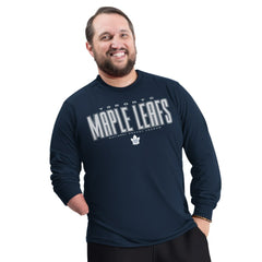 NHL Toronto Maple Leafs G-III Sports by Carl Banks Adaptive Mesh Effect Long Sleeve T-Shirt