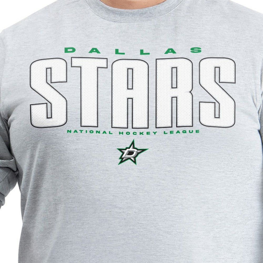 NHL Dallas Stars G-III Sports by Carl Banks Adaptive Mesh Effect Long Sleeve T-Shirt