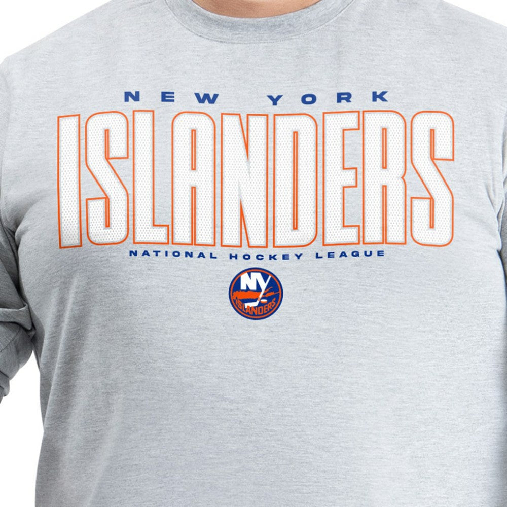 NHL New York Islanders G-III Sports by Carl Banks Adaptive Mesh Effect Long Sleeve T-Shirt
