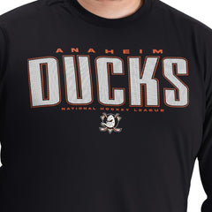 NHL Anaheim Ducks G-III Sports by Carl Banks Adaptive Mesh Effect Long Sleeve T-Shirt