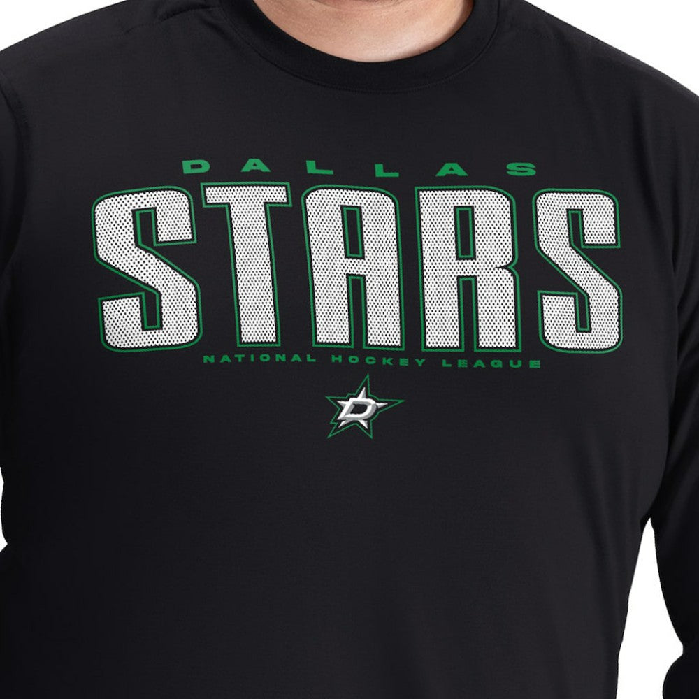 NHL Dallas Stars G-III Sports by Carl Banks Adaptive Mesh Effect Long Sleeve T-Shirt