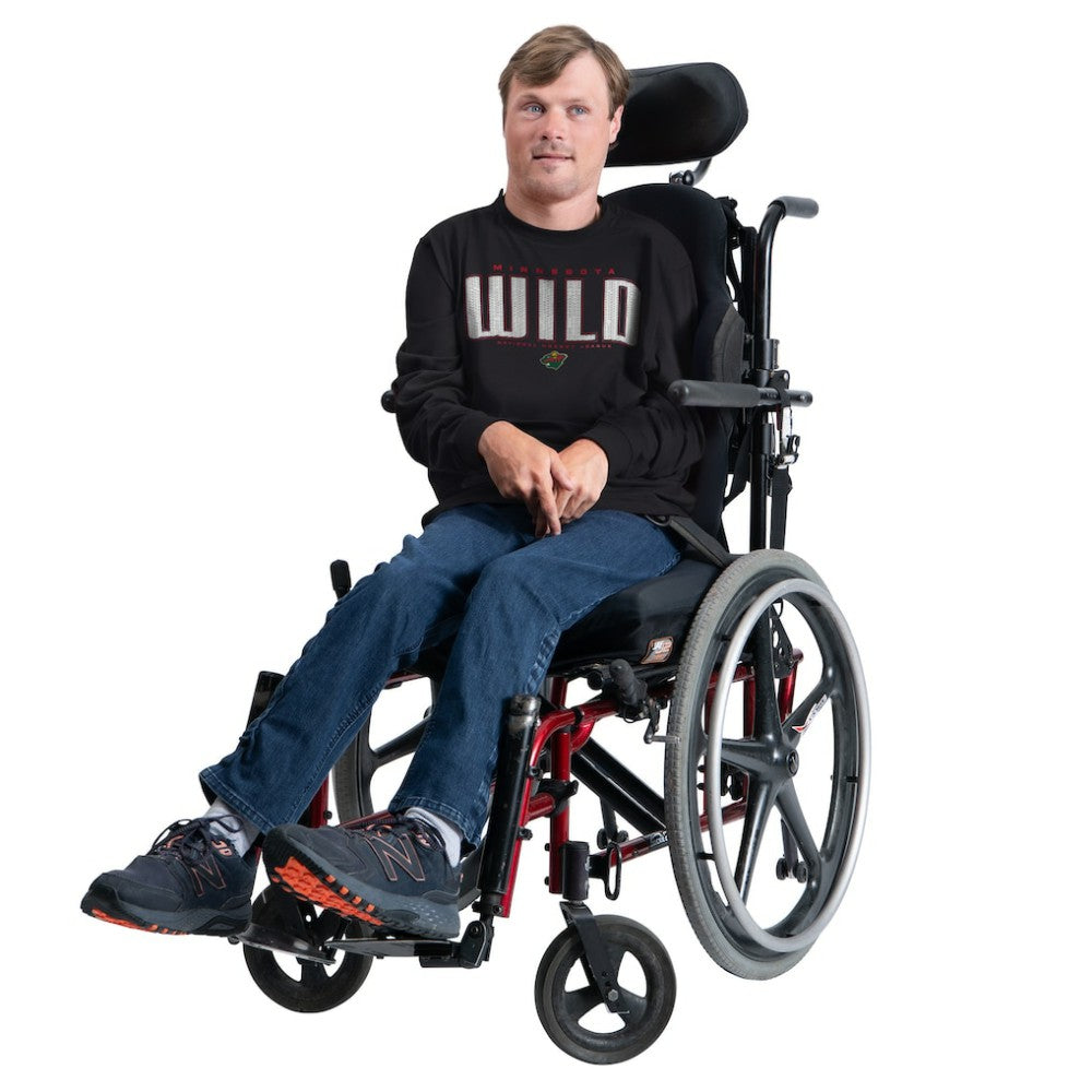 NHL Minnesota Wild G-III Sports by Carl Banks Adaptive Mesh Effect Long Sleeve T-Shirt