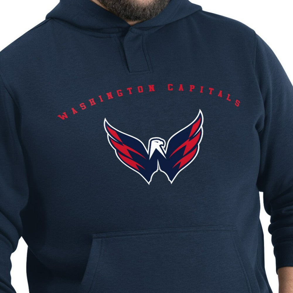 NHL Washington Capitals G-III Sports by Carl Banks Adaptive Classic Team Arc Fleece Hoodie