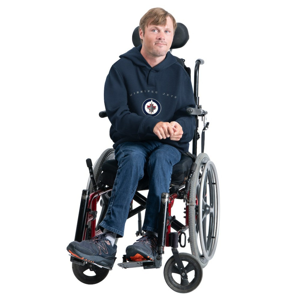NHL Winnipeg Jets G-III Sports by Carl Banks Adaptive Classic Team Arc Fleece Hoodie
