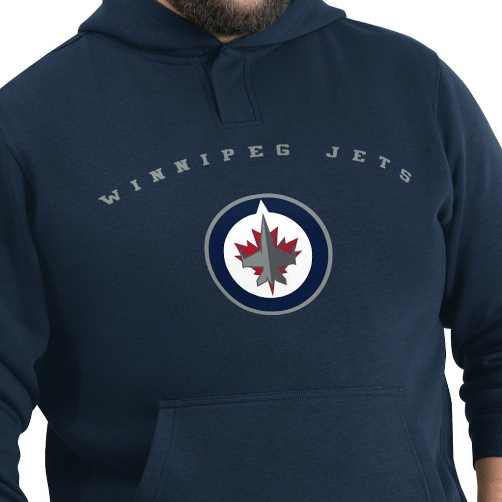 NHL Winnipeg Jets G-III Sports by Carl Banks Adaptive Classic Team Arc Fleece Hoodie