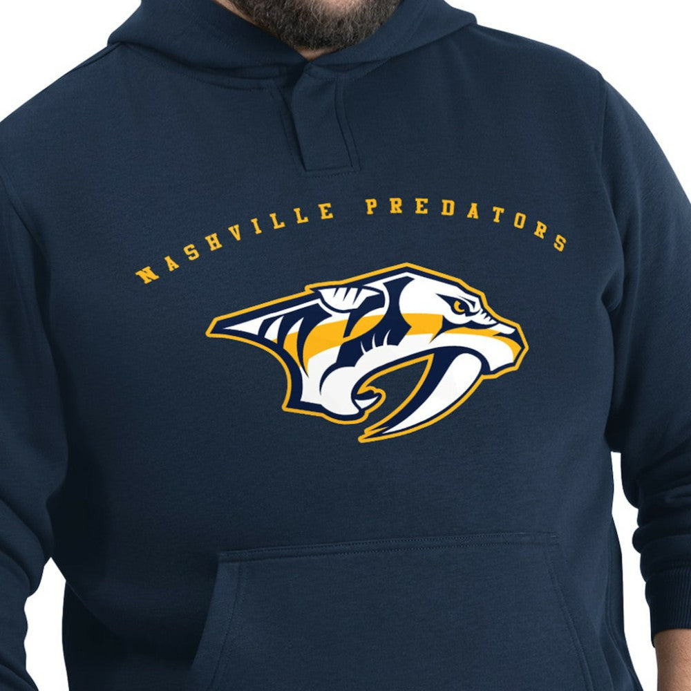 NHL Nashville Predators G-III Sports by Carl Banks Adaptive Classic Team Arc Fleece Hoodie