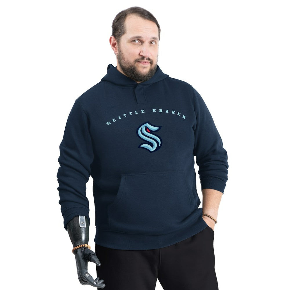 NHL Seattle Kraken G-III Sports by Carl Banks Adaptive Classic Team Arc Fleece Hoodie