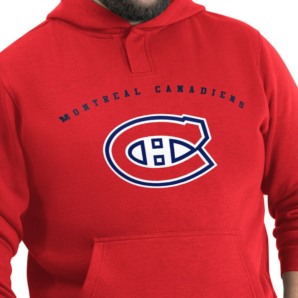 NHL Montreal Canadiens G-III Sports by Carl Banks Adaptive Classic Team Arc Fleece Hoodie